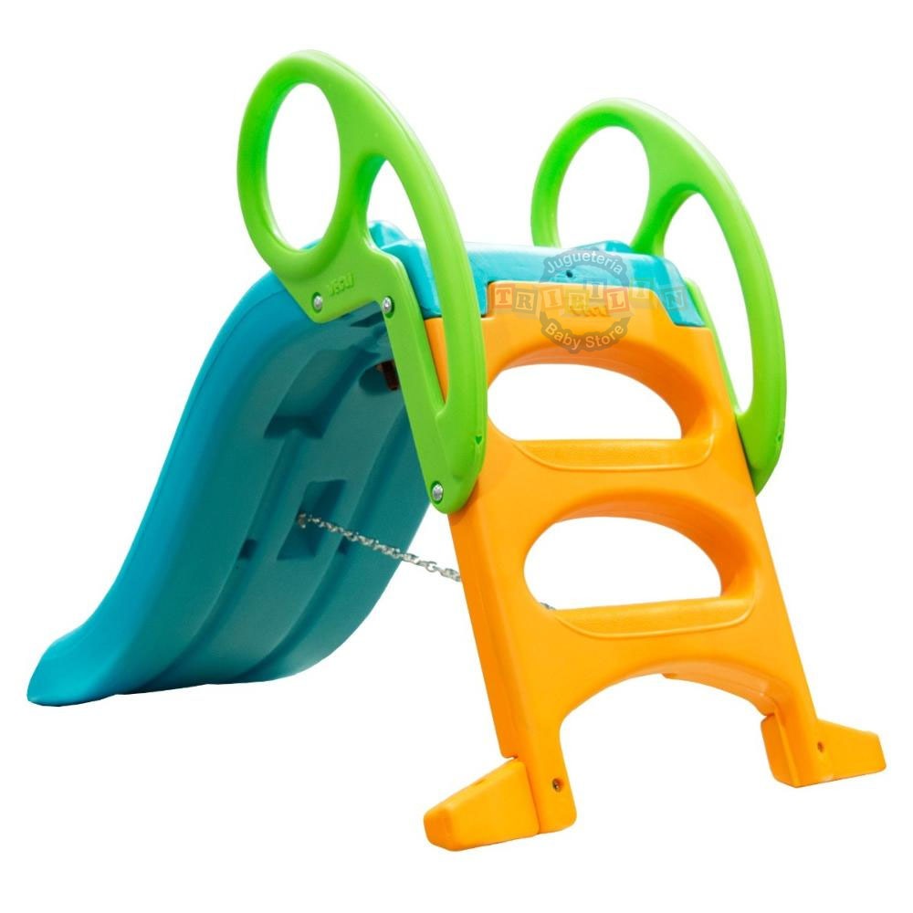 Tobogan Plastico Infantil Para Jardin Y Pileta Y Aro Basket 105cm de bajada  – Tribilin