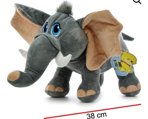 PELUCHE ELEFANTE 38 cm