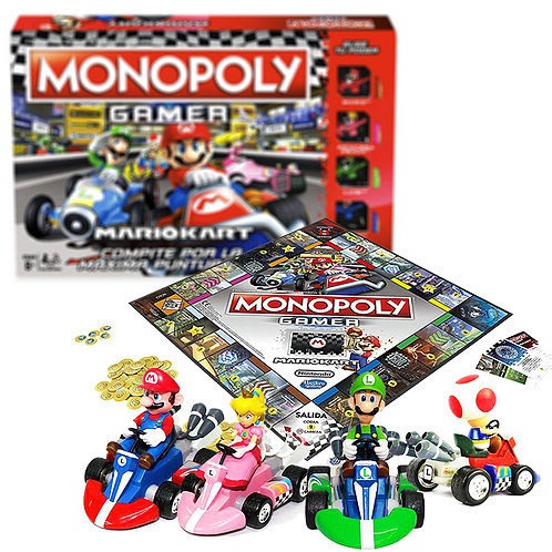 Juego De Mesa Monopoly Mario Kart Original Hasbro Mario Bros 